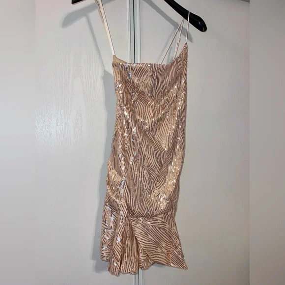 NWT ๐HOST PICK๐ Hello Molly sequin Dress sz L๐ฅณ๐ - Picture 7 of 16